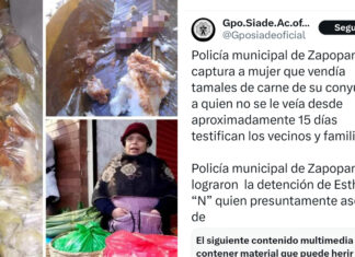 Capturan mujer que vendía tamales de carne humana