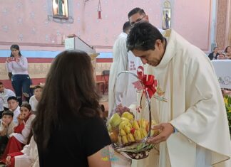 Bienvenida al Nuevo padre de la parroquia de San Miguel Arcángel en Tarímbaro