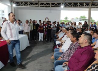 Juan Pablo Celis de gira por Michoacán para unir a la militancia de Morena