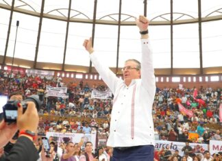 Marcelo Ebrard en Morelia este jueves