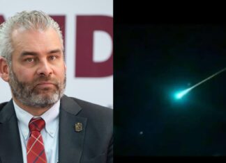 Confirma Bedolla que si fue un meteorito lo que alumbró Michoacán