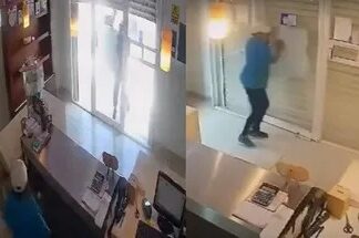 «Mamita ayúdame»: ladrón encerrado en pastelería de Campeche pide ayuda a gritos