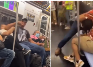 Hombre golpea a un joven por quedarse dormido en el metro de Nueva York