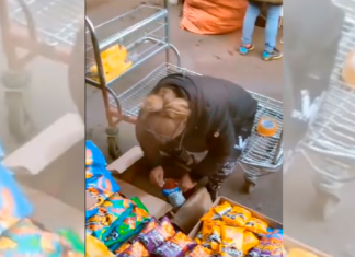 Productos clonados de Sabritas y marcas populares en un mercado de la ciudad de México