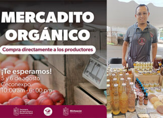 Sader invita a productores a ser parte del Mercadito Orgánico Agrosano