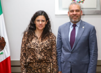 Bedolla y Segob revisan avances de reconstrucción de escuelas afectadas por sismo