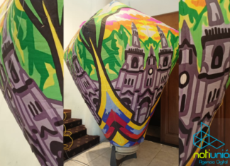 Globos de cantoya, fiesta y tradición de cultura indígena en San Francisco, Períban