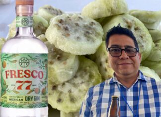 ¡El sabor de Teotihuacán! Fresco 77, un gin con tuna mexicana