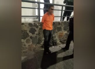 Lesionó a una persona de la tercera edad, y ya esta detenido