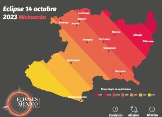 Michoacán observará un eclipse solar parcial en un mes