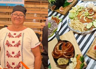 Pánfila Beltrán la cocinera tradicional de la costa michoacana