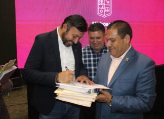 Entrega Bladimir González Proyecto Hídrico para Construcción de Plantas Tratadoras en Tarímbaro