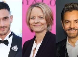 Eugenio Derbez, Jodie Foster y Alejandro Speitzer el día de hoy en FICM
