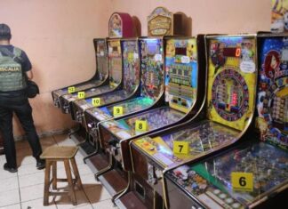 Concluye FGE diligencias y asegura 53 máquinas tragamonedas más