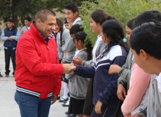 Impulsa Bladimir González infraestructura educativa de Tarímbaro