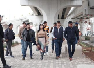 Sedum supervisa avances de obras en bajopuente de Mil Cumbres y accesos del CREE