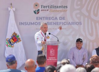 Son 77 mil nuevos productores beneficiados con fertilizante, en 2024: Bedolla