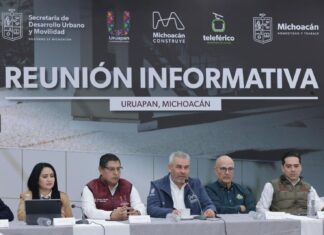 Confirma Bedolla obras de alto impacto para el desarrollo de Uruapan