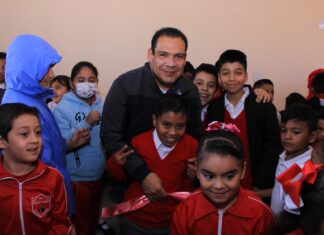 Impulsa Bladimir González educación con obras prioritarias en Tarímbaro