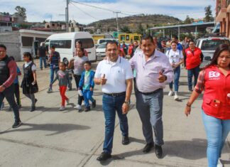 Inaugura Bladimir González camino de Ex Hacienda de Guadalupe a la Colonia Independencia (El Arquito)
