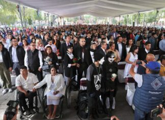 Dos mil parejas se dan el sí en Michoacán al participar en bodas colectivas