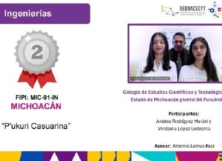 Alumnas del Cecytem ganan segundo lugar en Feria de Ciencias e Ingeniería
