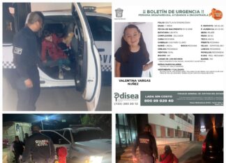 Guardia Civil localiza en Uruapan a menor reportada como desaparecida en Estado de México