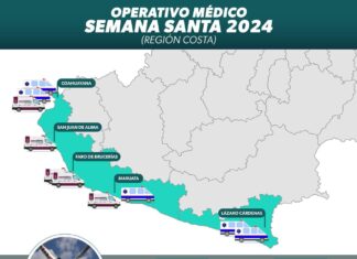 Desplegará SSM ambulancias terrestres y aéreas a la Costa Michoacana