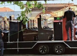 Agentes federales y estatales aseguran 173 máquinas tragamonedas en LC