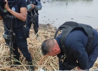 Guardia Civil clausura dos tomas ilegales de agua en el lago de Pátzcuaro