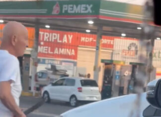 VIDEO | Con machete, taxista persigue a conductor entre el tráfico en Morelia