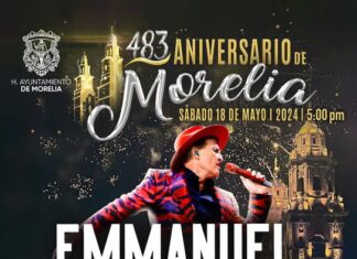Este miércoles se cerrará la circulación en la Av. Madero por instalación de escenario para Aniversario de Morelia