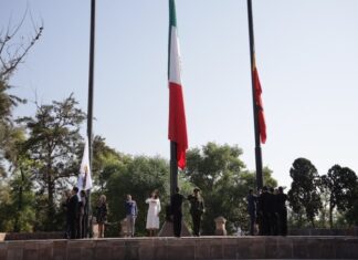 Inician Festejos por el 483 Aniversario de Morelia con Izamiento de Banderas