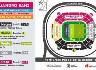 Aquí te decimos cómo ubicar tu zona para el concierto de Alejandro Sanz en el Estadio Morelos
