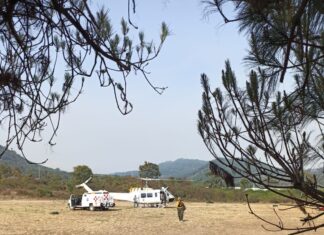 Solicita Bedolla a Sedena aplicar Plan DN-III-E para apagar incendio forestal en Uruapan