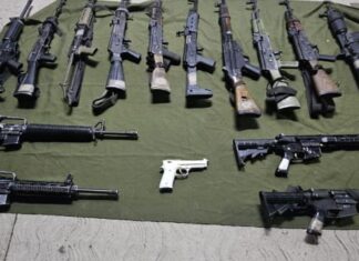 Detenidos en Buenavista 5 hombres con 16 armas y 6 vehículos