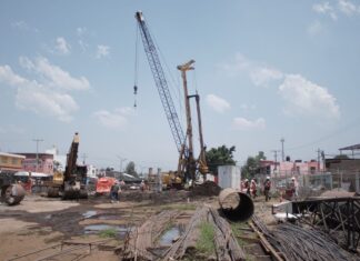 Supervisa Gladyz Butanda construcción del Teleférico de Uruapan; registra avance del 43 %