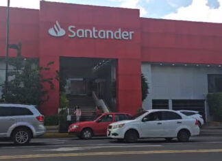 Reportan intento de robo al banco Santander en la avenida Lázaro Cárdenas; ingresan por la azotea