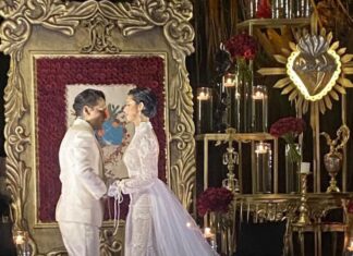 Ángela Aguilar y Christian Nodal se CASAN en una boda privada; filtran FOTOS de la ceremonia
