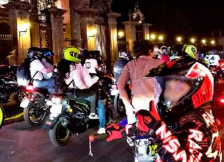 Motociclistas Organizan Caravana Nocturna en Morelia este Sábado