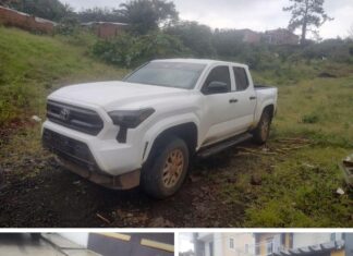 IMÁGENES | Estas son las armas y vehículos asegurados tras balacera en Erongarícuaro; detienen a 4 hombres y una mujer