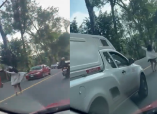 Policías de la Guardia Civil rescatan a mujer desorientada que caminaba por Camelinas