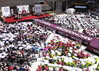 EN VIVO | Tercer Informe de Gobierno de Alfredo Ramírez Bedolla en el Estadio Morelos reúne a miles de asistentes