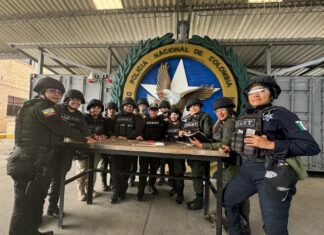 Guardias civiles se capacitan en Colombia para el combate al secuestro y la extorsión