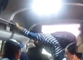 VIDEO | Taxistas Agreden a Chofer de Combi Durante Manifestación en el Centro Histórico de Morelia