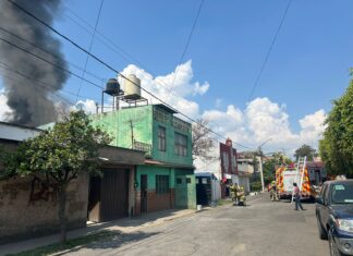 Incendio en vivienda de la colonia Prados Verdes en Morelia deja solo daños materiales