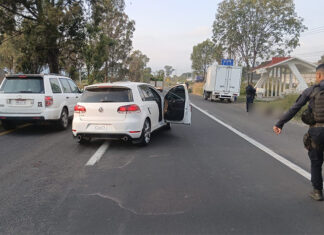 Asesinan a policía sobre la carretera Morelia-Pátzcuaro, a la altura de Uruapilla