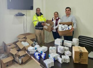 Envían insumos médicos a Huetamo y San Lucas para atender a población afectada por John