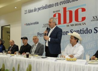 Diario ABC de Michoacán, parte del progreso de Uruapan: Bedolla