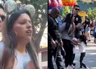 ¡Dramático Momento en Disneyland! Madre Esposada Frente a sus Hijas por Intento de Entrada «Gratis»
